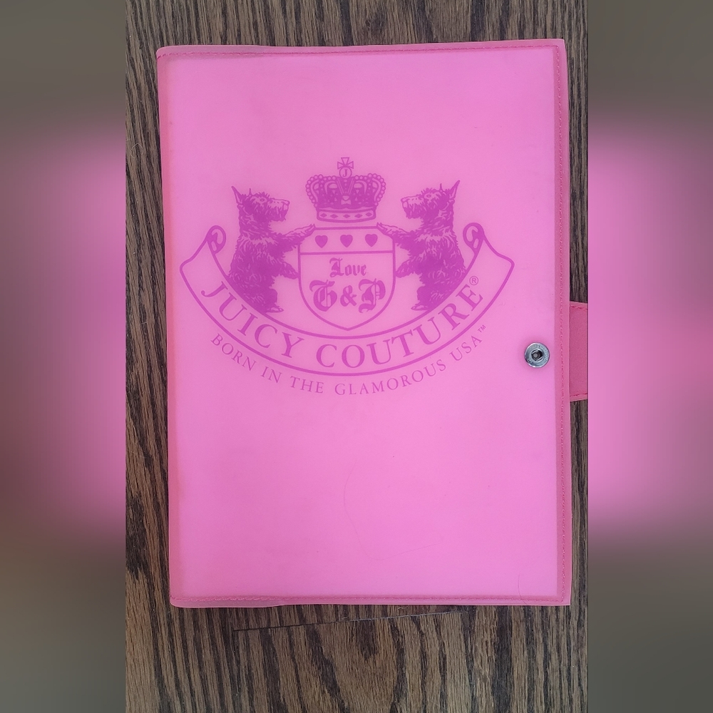 Juicy Couture notebook